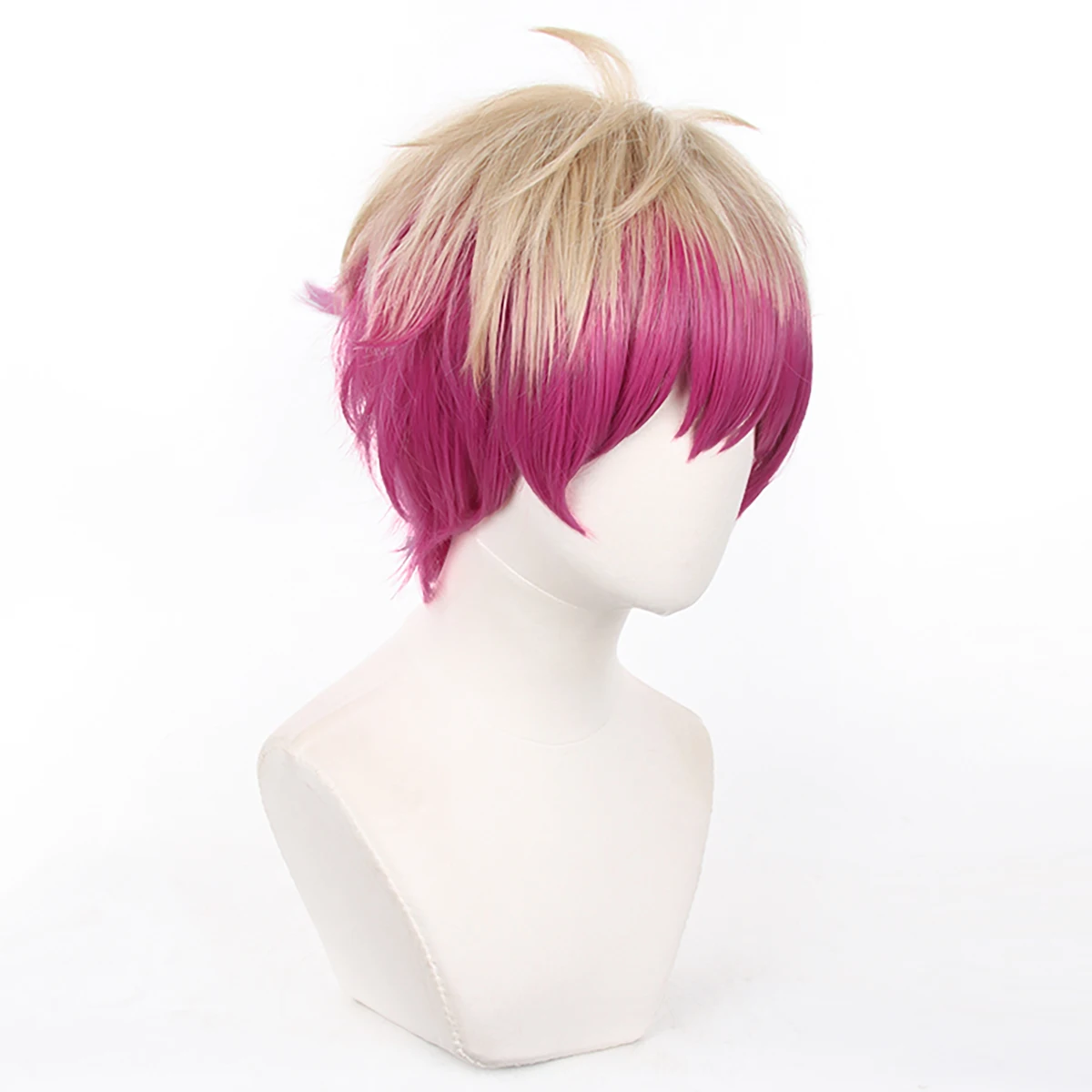 HOLOUN Blue Lock Manga Anime Cosplay Wig Ness No.8 Bastard Munchen Rose Net Sythetic Fiber Adjustable Size Headwear