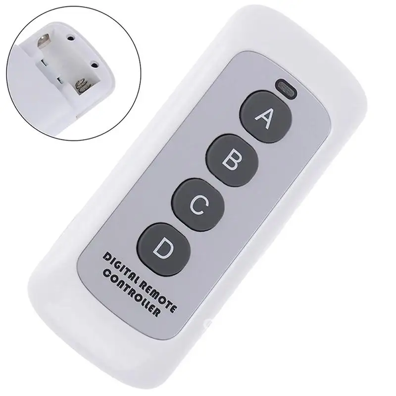 

Remote Control Switch RF Transmitter Wireless Key for Smart Home Garage Door Opener Hot 433MHz 4 Button EV1527 Code