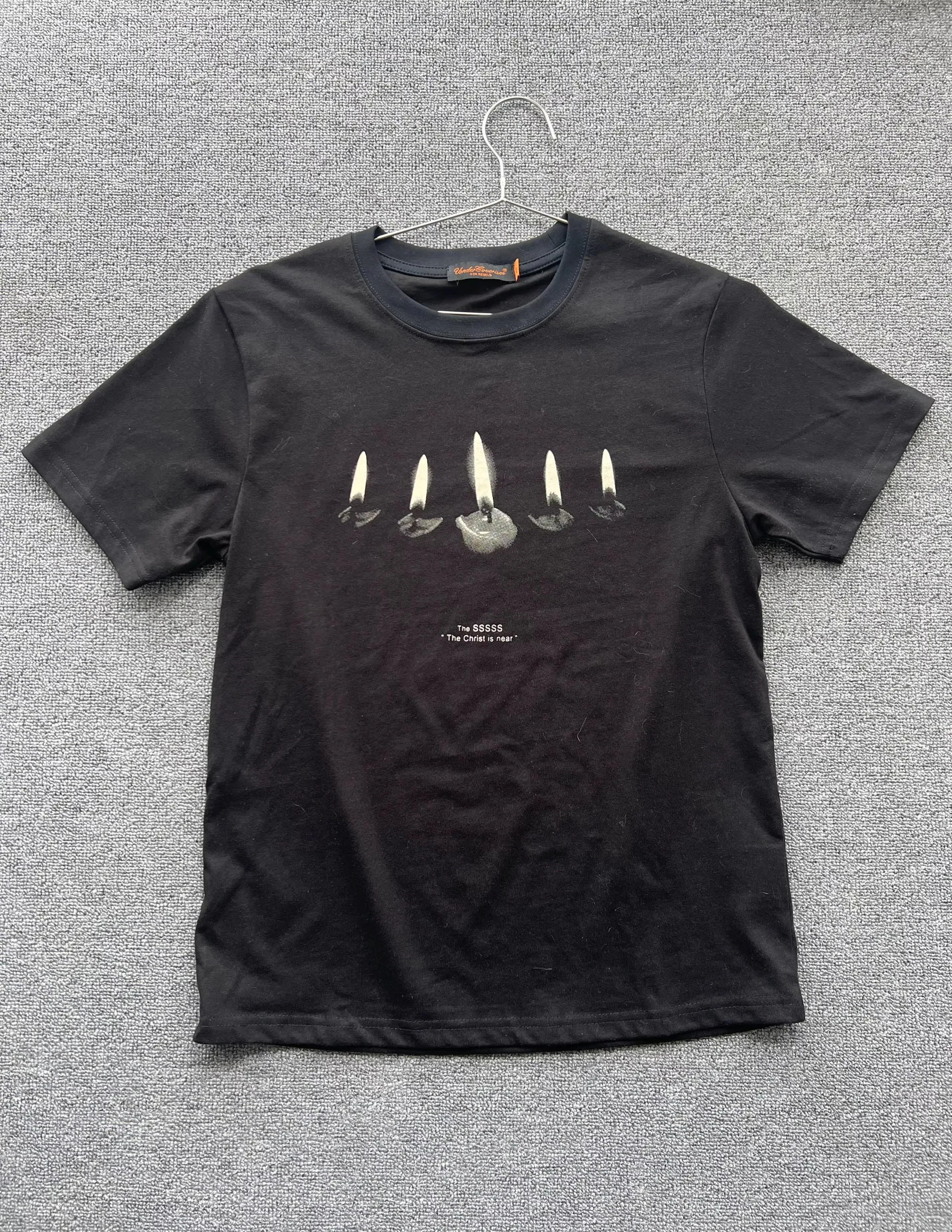 

New Men Undercover Candle The Last Scream Of Zamiang T Shirts T-Shirt Hip Hop Skateboard Cotton T-Shirts Tee Top size 1 2 3 #G11