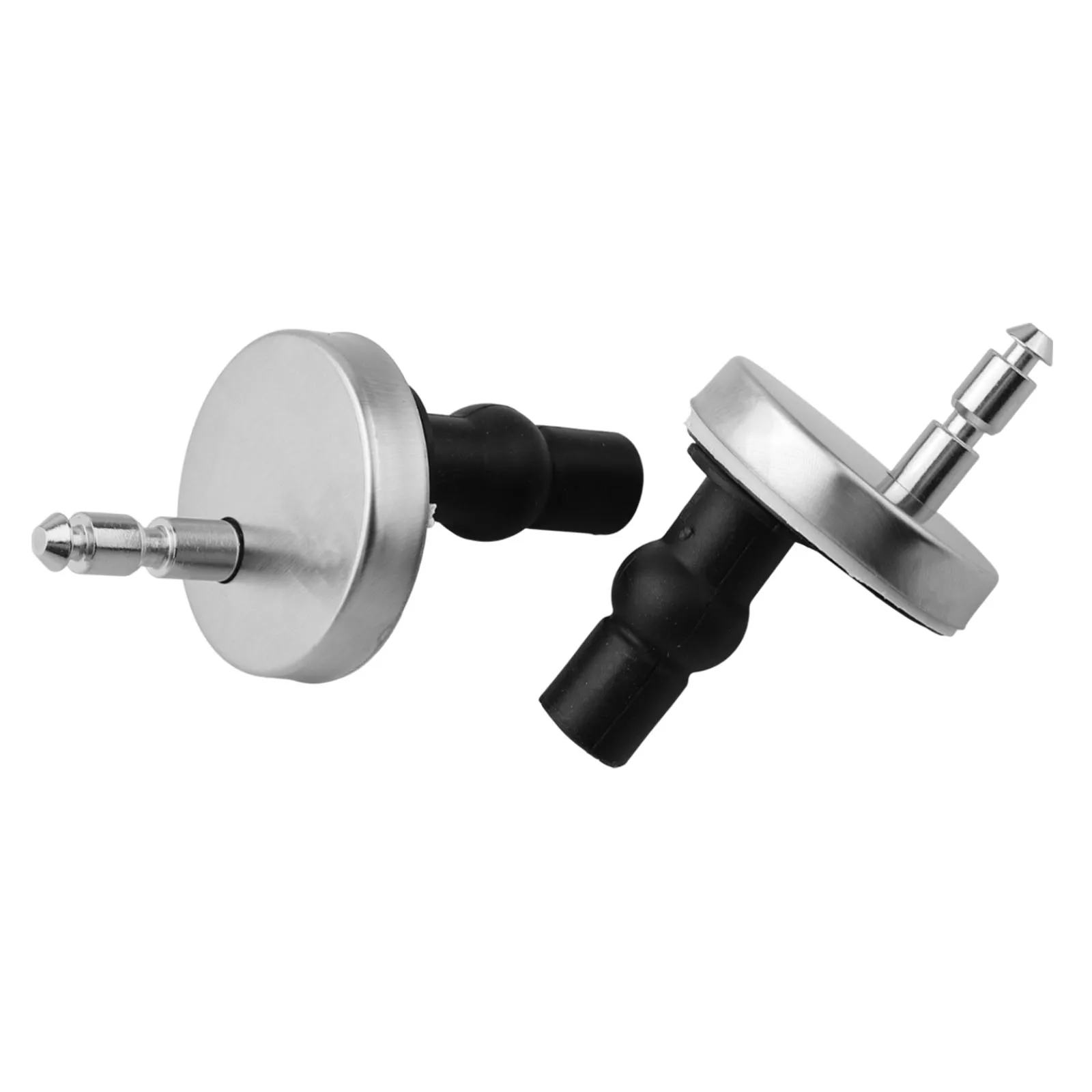 Brand New Toilet Seat Hinges 2x Fitting Heavy Duty Hinge Stable Stainless Steel + Plastic Strong Release Quick Replacement
