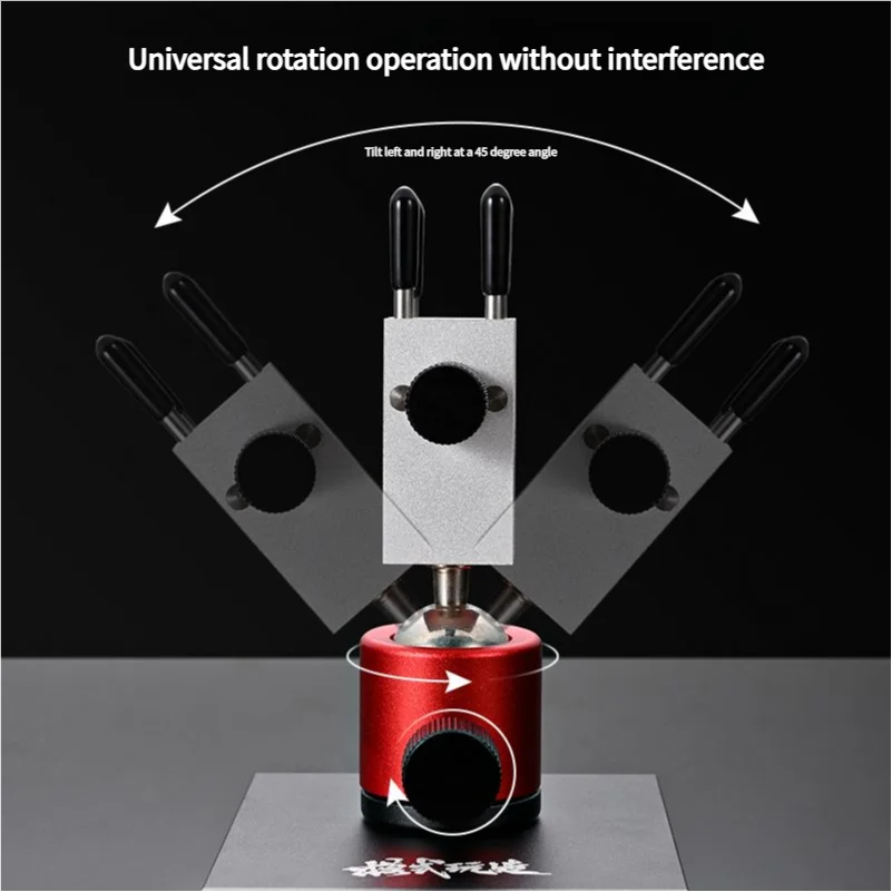 Stainless Steel Split  Vise Clamp 360 Degree Rotating Bench Vise Unviersal Tool Holder For Military Model Making Diy Tools