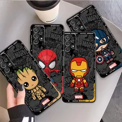 Marvel Spiderman Phone Case for Samsung Galaxy A52 A53 A12 A32 4G A21S A13 5G A13 A72 A73 A22 A11 A42 A14 A33 A34 A54 A15 A25