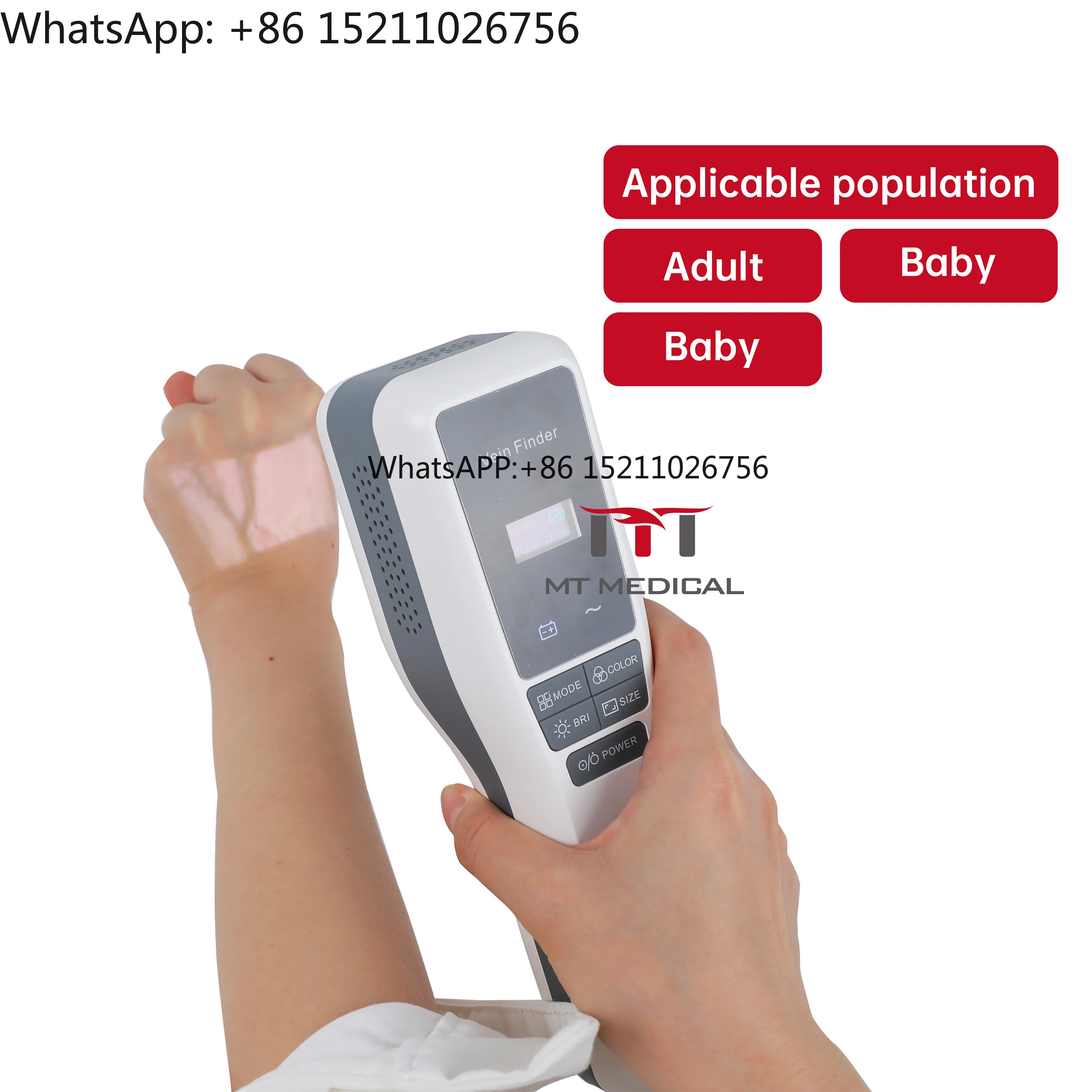 Portable Infrared Vein Finder  Infrared Vascular Detector Multi Color HD Projection With Mobile Benchtop Handheld Stand
