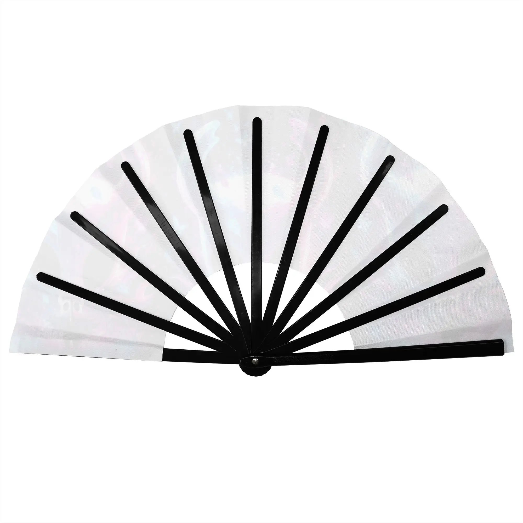 S-Silksonges Cartoon Game Folding Hand Fan  DIY Japan Polyester Fabric Fan Novelty Summer Accessory Decorative Fans