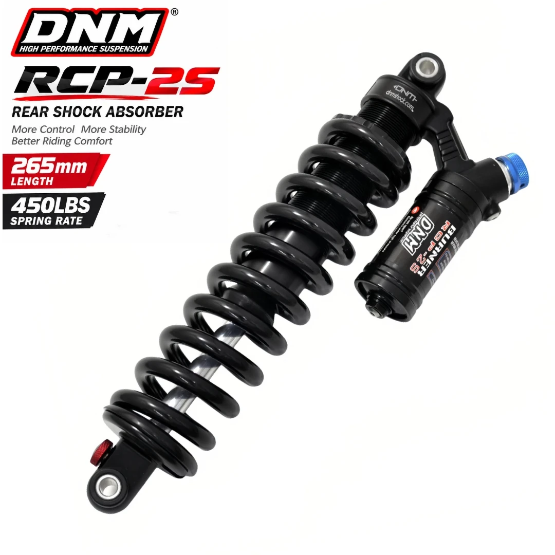 DNM RCP-2S 265mm 450LBS Rear Shock Absorber Suspension Damper Adjustable Performance Rear Suspension for Motorcycle Dirt Pit Bik