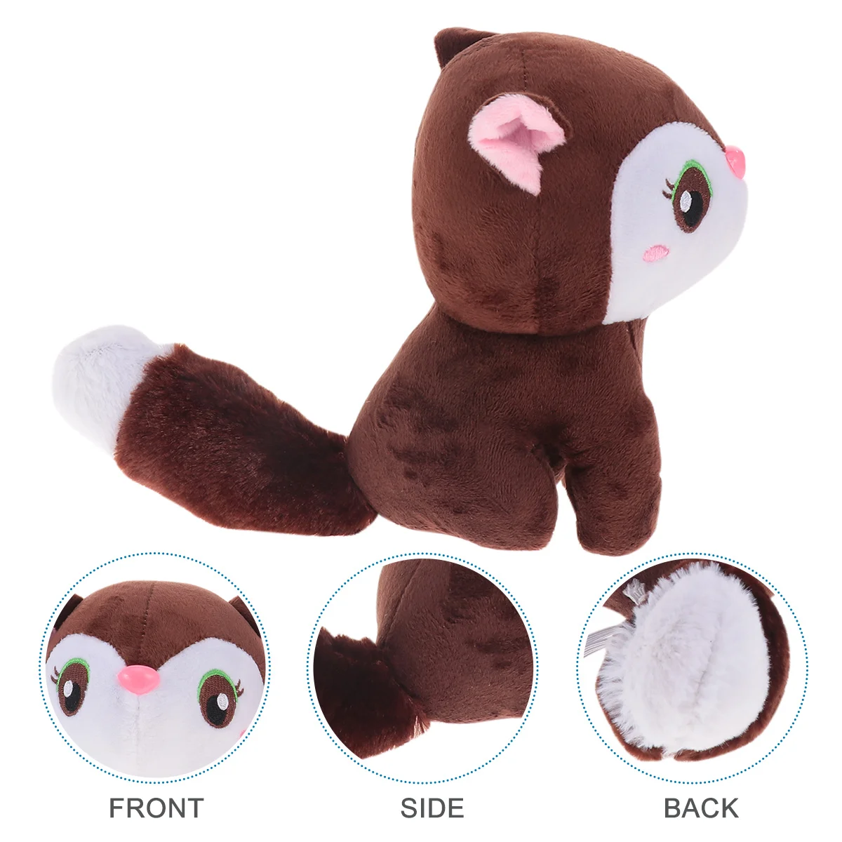 

1 Pair Curtain Tiebacks Squirrel Pattern Design Lovely Drapes Clips For Sheer Lined Blackout Curtains Holdbacks Window Decor