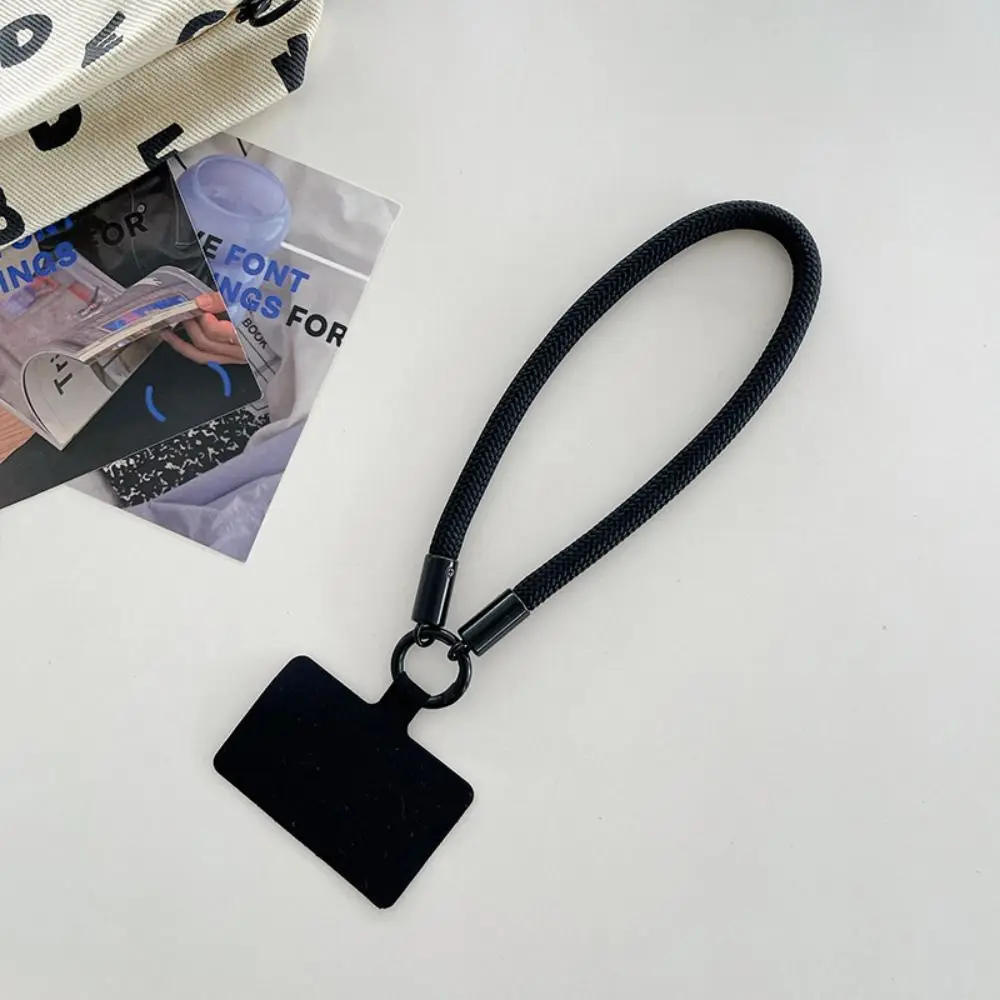 

Portable Nylon Phone Lanyard Keychain Candy Colors Phone Wrist Straps Anti-lost Rope Phone Accessories