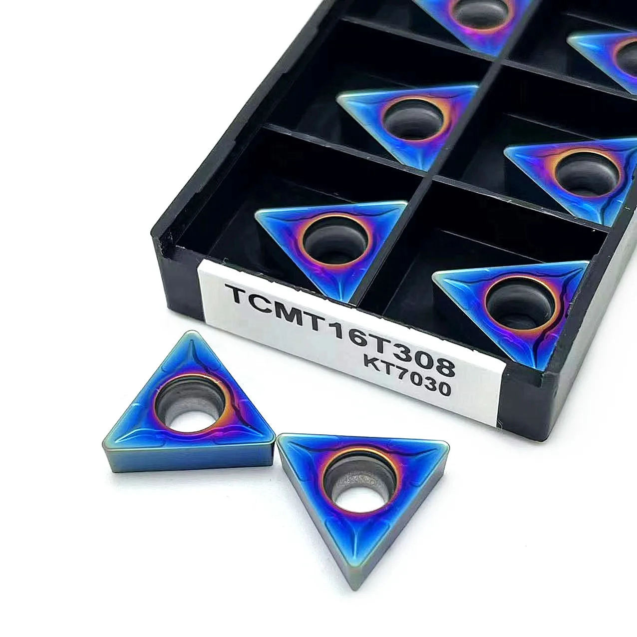 Nano Blue Insert 100% Original TCMT16T304 TCMT16T308 KT7030 High Quality Internal Turning Tool Carbide Inserts for Stainless