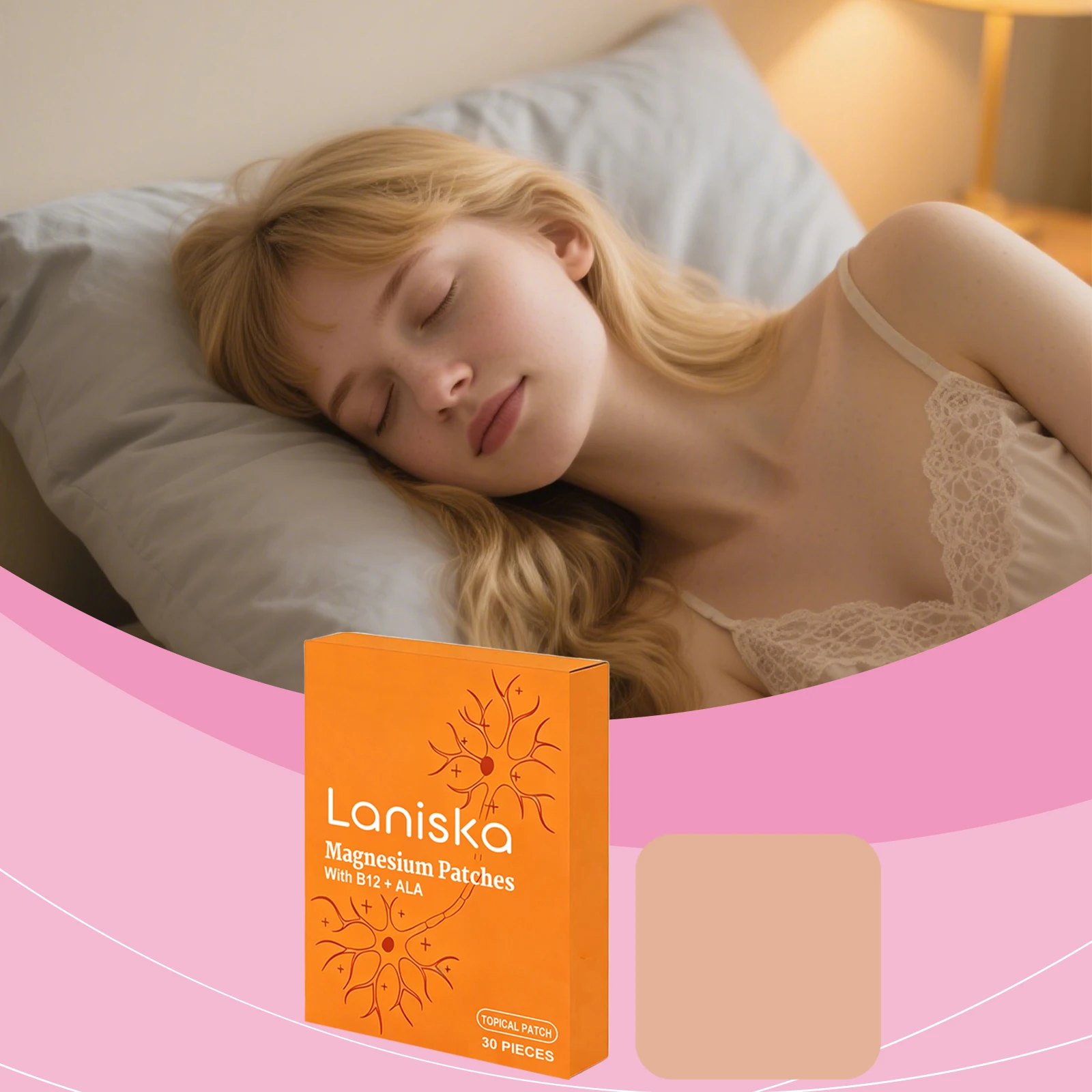 Magnesium Sleeping Patches Relieve Insomnia Improve Sleep Quality Reduce Stress Anxiety Body Care Relaxation Support Patches