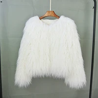 Fur Coats Women Autumn Winter Top Fashion Pink Faux Fur Coat Elegant Thick Warm Faux Fur Jackets for Women 2022 6