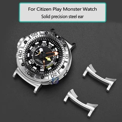 For Citizen Big/Huge Monster Strap BN2021/2024 BN2029 Modified Watchband Rubber Stainless Steel Lug Metal Connector Bracelet