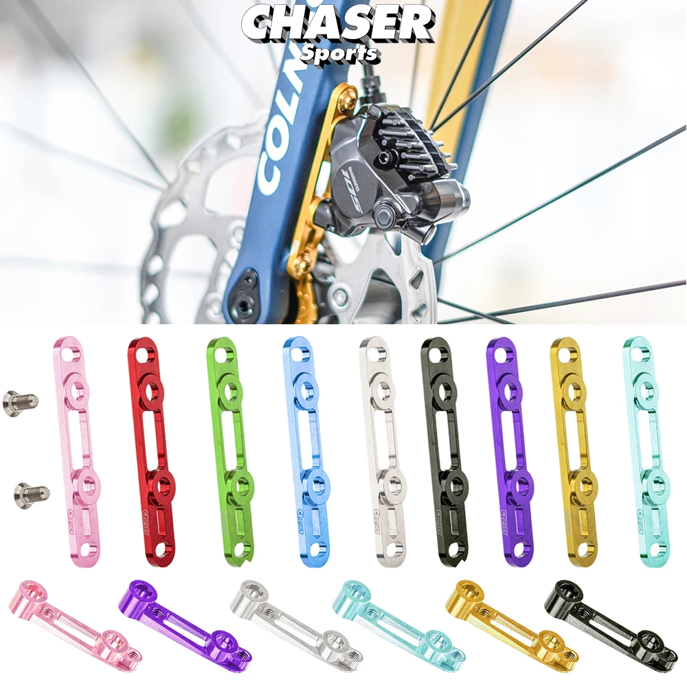 CHASER Road Bike Disc Brake 160 Disc Ultralight Conversion Mount R8170 Front and Rear Brake Mount For Shimano For SRAM