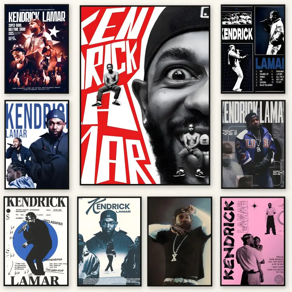 Lyrical rapper Kendrick Lamar Poster Peel And Stick Indoor Bedroom Wall Decor Aesthetic Gift