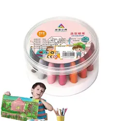 Crayons For Kids Washable Crayons For Painting Washable Toddler Crayons Earthnut Shape Crayons With Easy-Grip For Toddler Hands