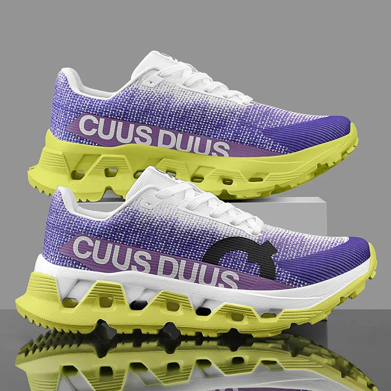 Herren-Laufschuhe, luxuriöse Schuhe, Outdoor-Mesh-Sneaker, atmungsaktive, rutschfeste Rennschuhe, dämpfende, modische Offroad-Schuhe für Paare