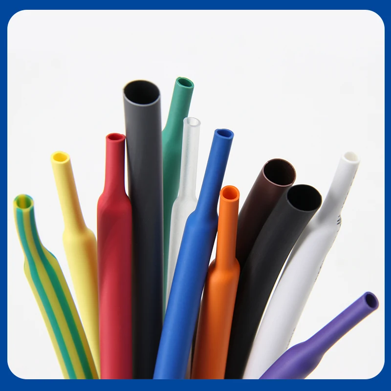 1M/5M Diameter 10mm 11mm 12mm 13mm 14mm 15mm 16mm 18mm 20mm Heat Shrink Tube 2:1 Shrink Ratio Polyolefin Insulated Cable Sleeve