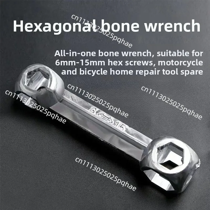 Multifunctional Bone Wrench, Hexagon Screw Tool, Portable Ten-in-one
