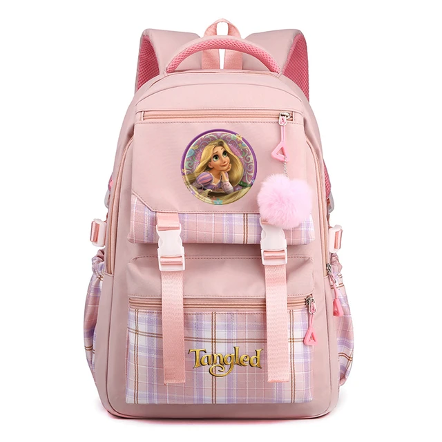 Disney Tangled Rapunzel Princess Women s Backpack Boys Girls Bookbag Student Teenager Knapsack Schoolbag Rucksack Mochila AliExpress