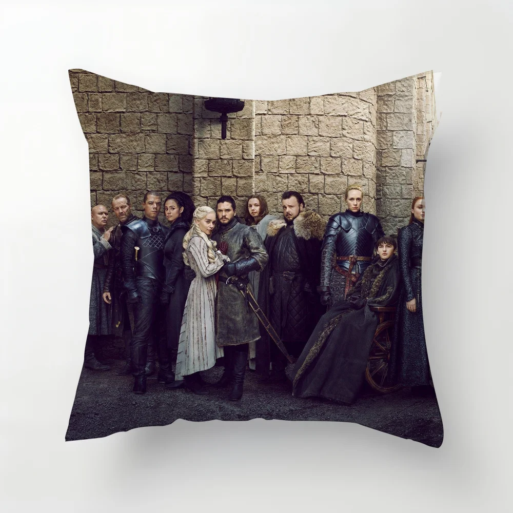 Duplex Printing Game Of Thrones 45x45 Cushions Cover Pillow Covers Decorative Cushion Luxury Living Room Decoration Home Throw