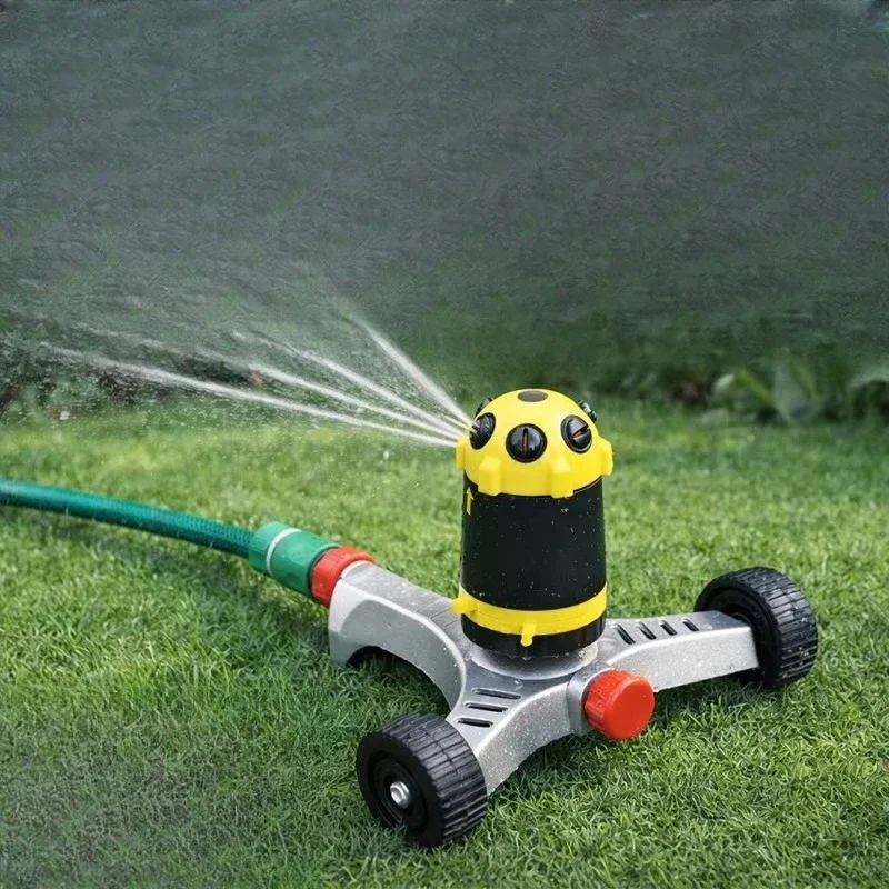 

Wheeled Base Garden Lawn Sprinkler, Adjustable Sprinkler, Factory Supply