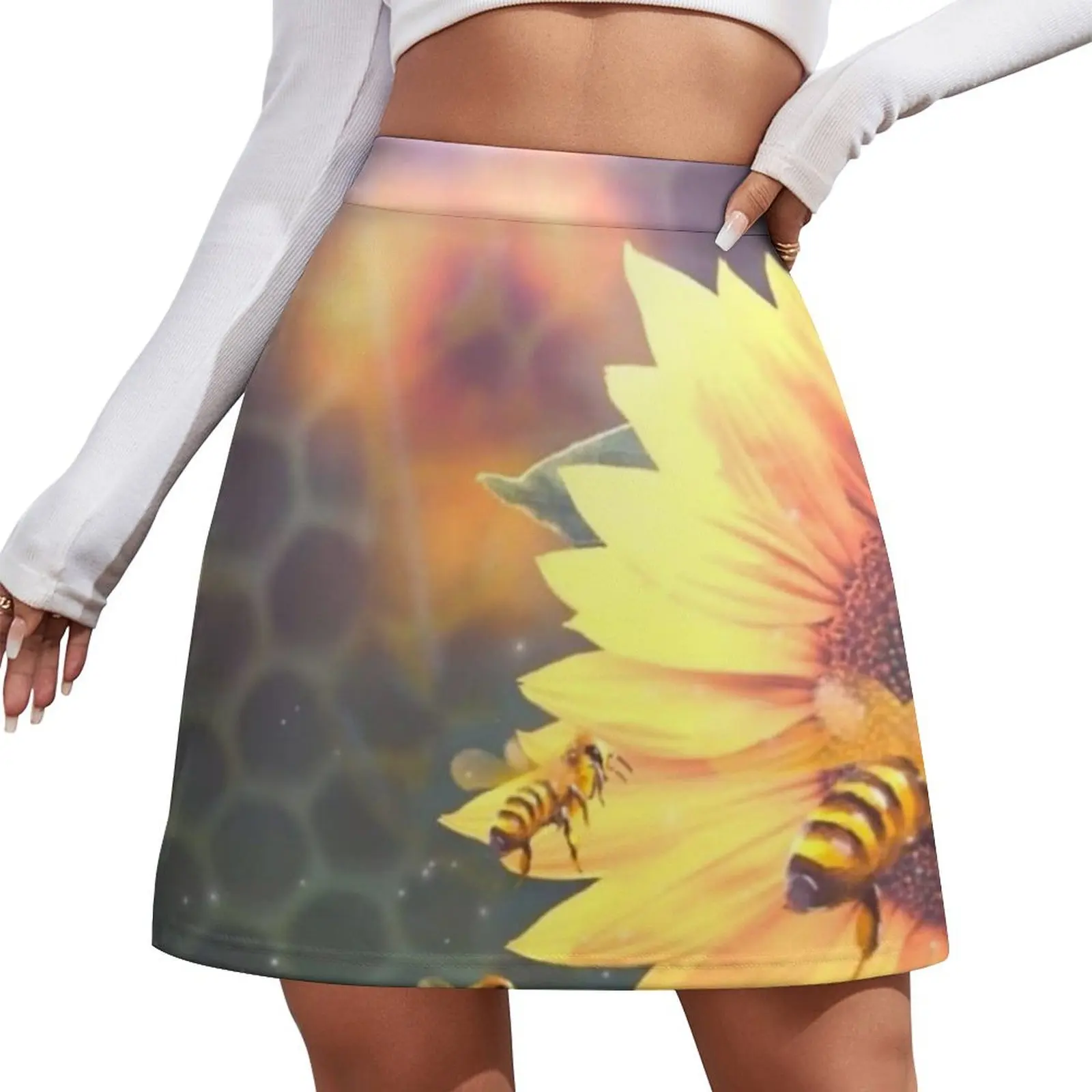 

Sunshine Yellow Mini Skirt skirt set women clothes Mini Skirt