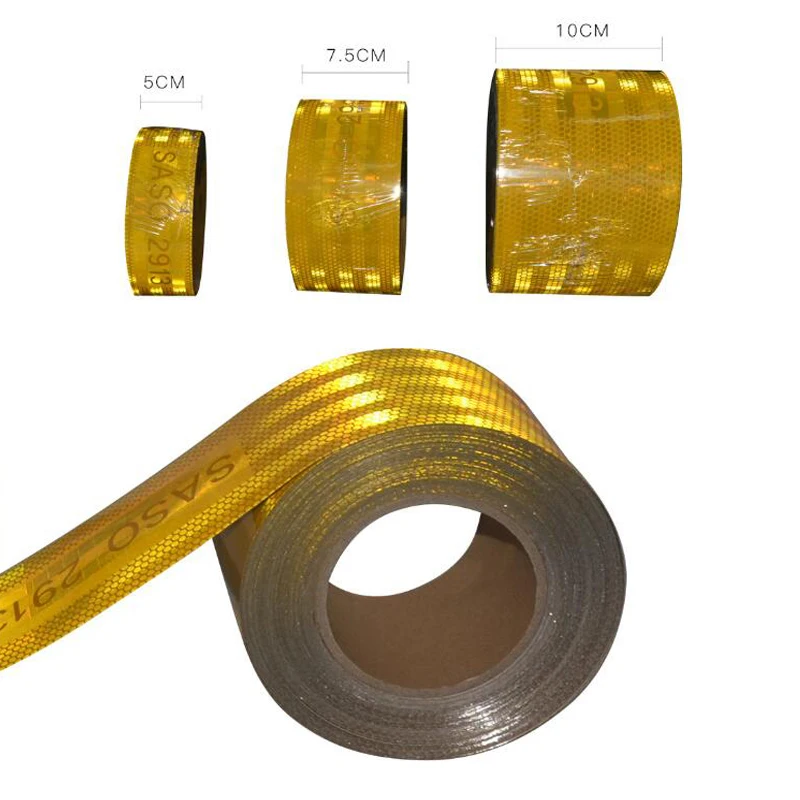 High Quality For Saudi SASO 2913 Reflective Tape For Truck Plating Aluminium Adhesive Sticker Reflector Vehicle Tape