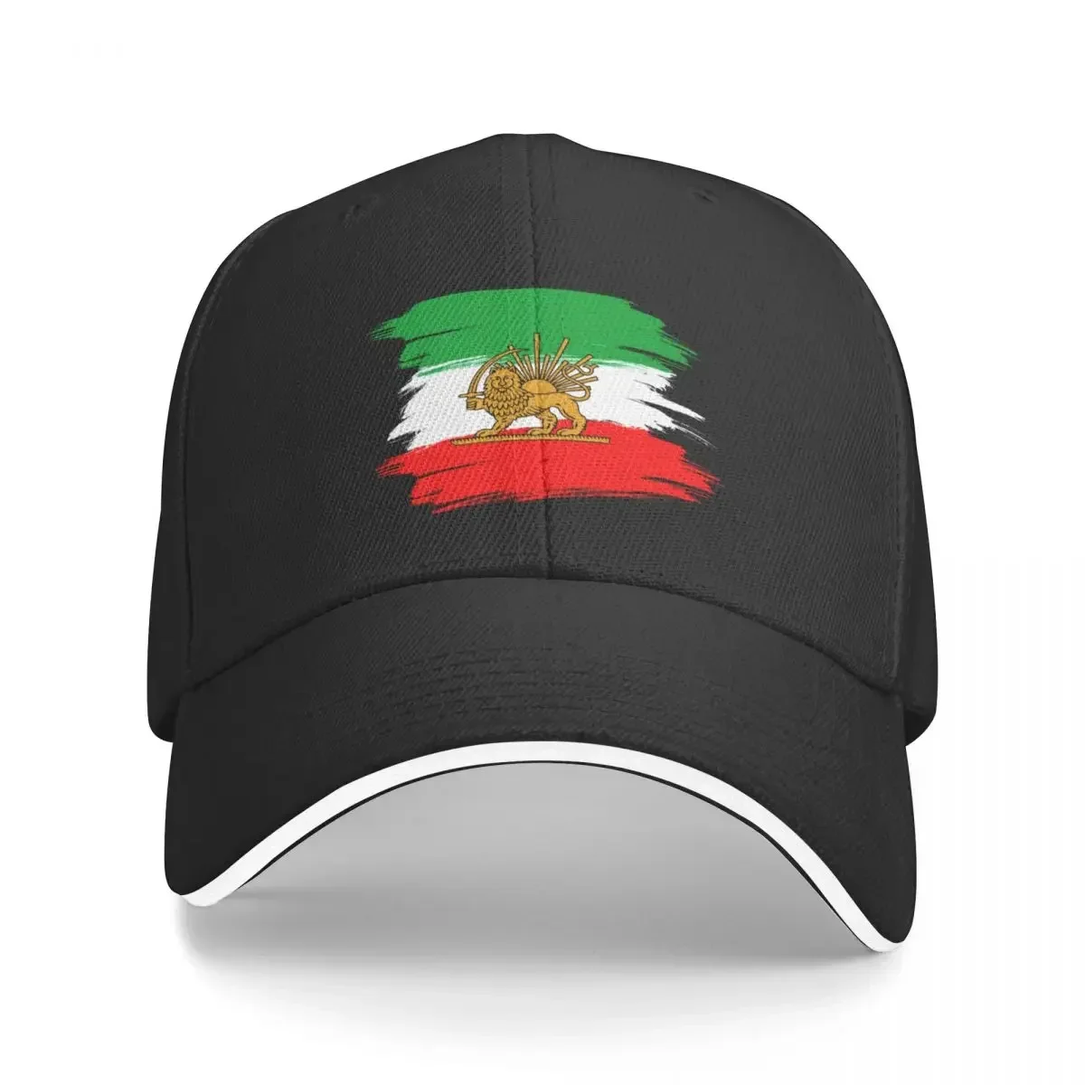 Iran Flag with Emblem Logo Cap Baseball Cap hat winter Hat men Women's