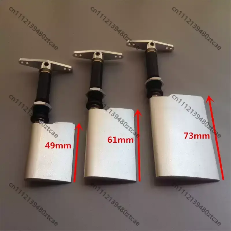 Aluminum Alloy Full‑Immersed Rudder Simulation Boat Rudder Swing Rudder For RC Boat Wooden Ship Yacht Model