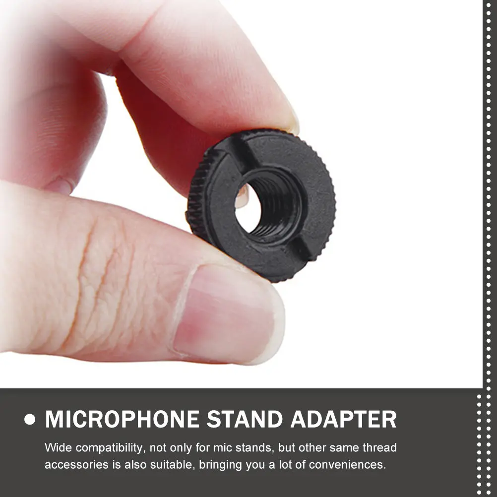 30 Pcs Modular Microphone Adapter Stand Extension Recorder Mount Thread Adapters