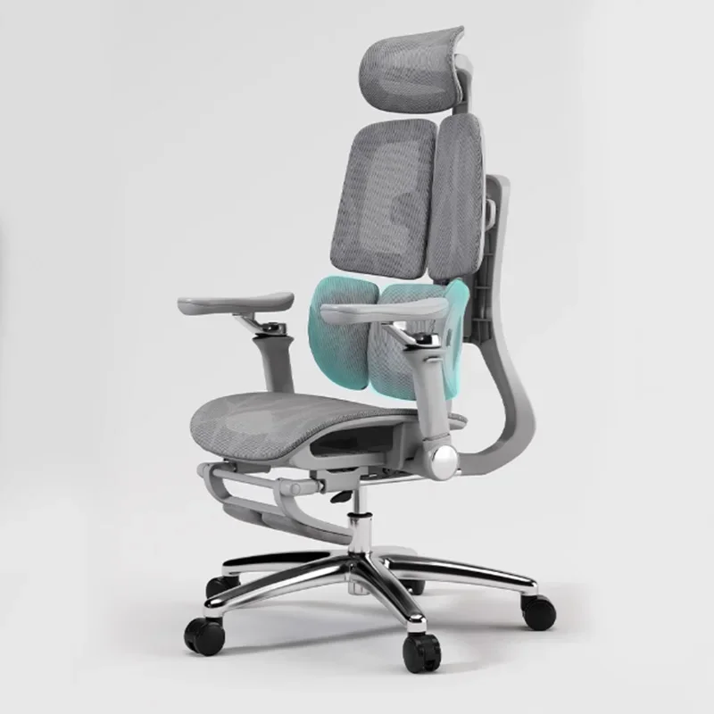 Silla de Oficina moderna con ruedas para sala de estar, Silla de Oficina con brazo nórdico, ligera, relajante, barata, muebles de moda