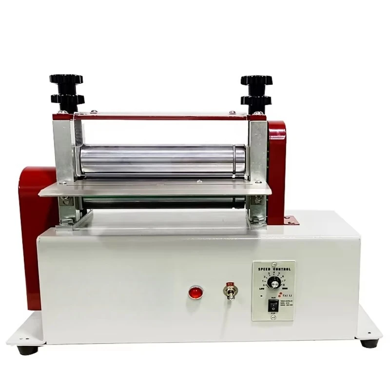 New Multicolor Semi-Automatic Pu Leather Edge Strip Attatchment Double Side Folding Machine