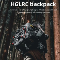 HGLRC FPV Backpack 360X260X530mm Waterproof Splash-Proof Fabric For RC FPV Freestyle Drones Outdoor Bag