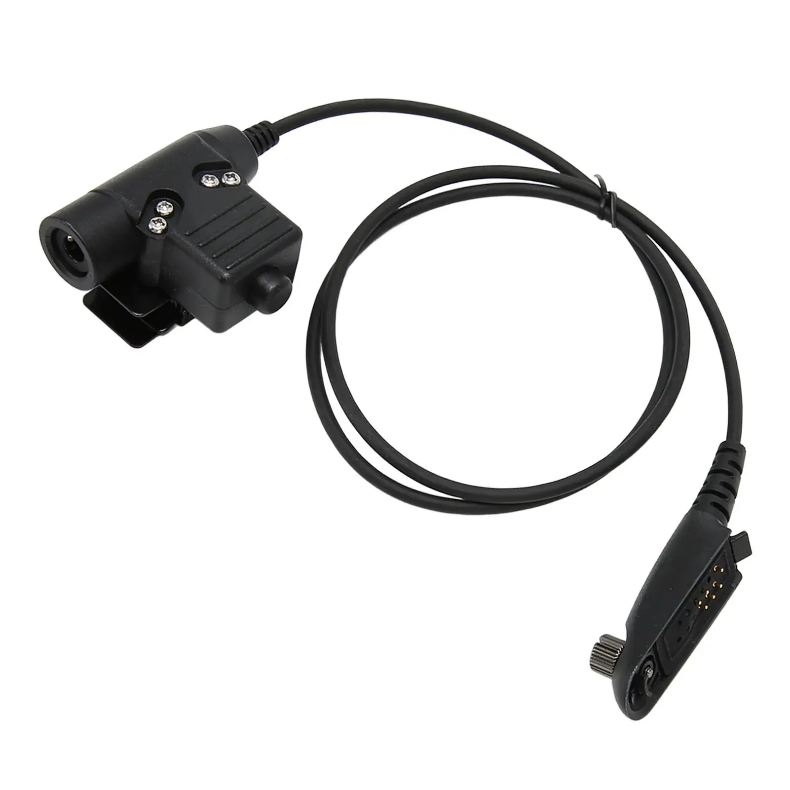 U94 PTT Adapter Cable for gp328 - Durable, Break-Resistant Push-to-Talk Walkie Talkie Accessory