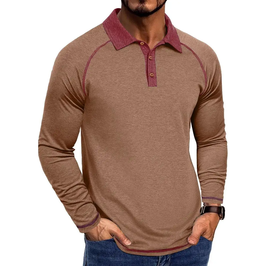 

Men's Long Sve irt Asian Top Wear Resistant Moisture ng Travel Friendly Polyester Blend Busin Casual