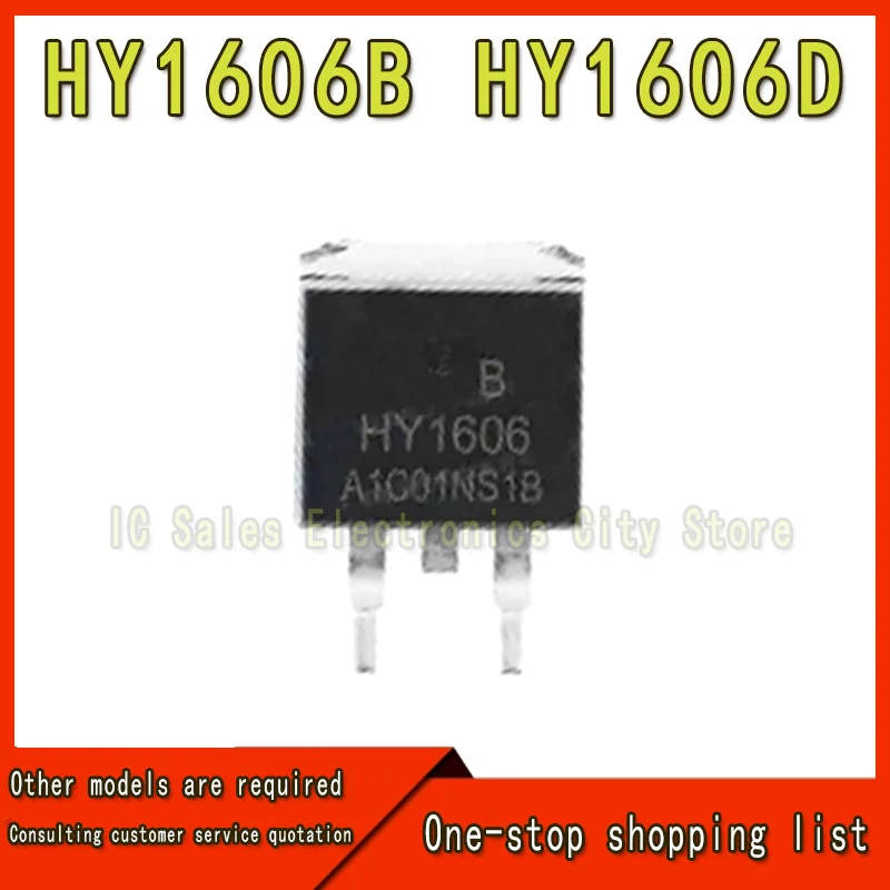 10PCS /LOT HY1606B HY1606D HY1606 TO252 TO263 N-channel MOS FET