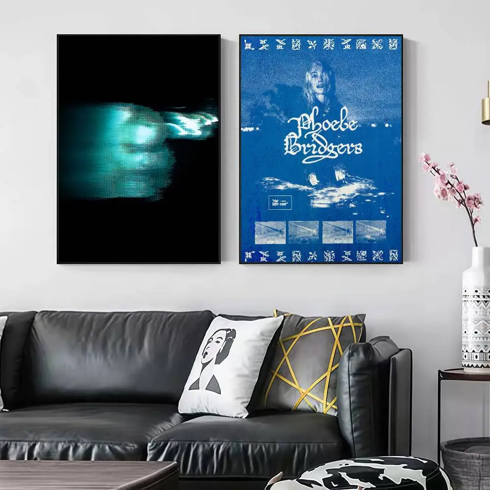 P-Phoebe Bridgers Lost Weekend Peelable Self-adhesive Poster Stickers Are Suitable For Frameless Wall Decoration In A Room