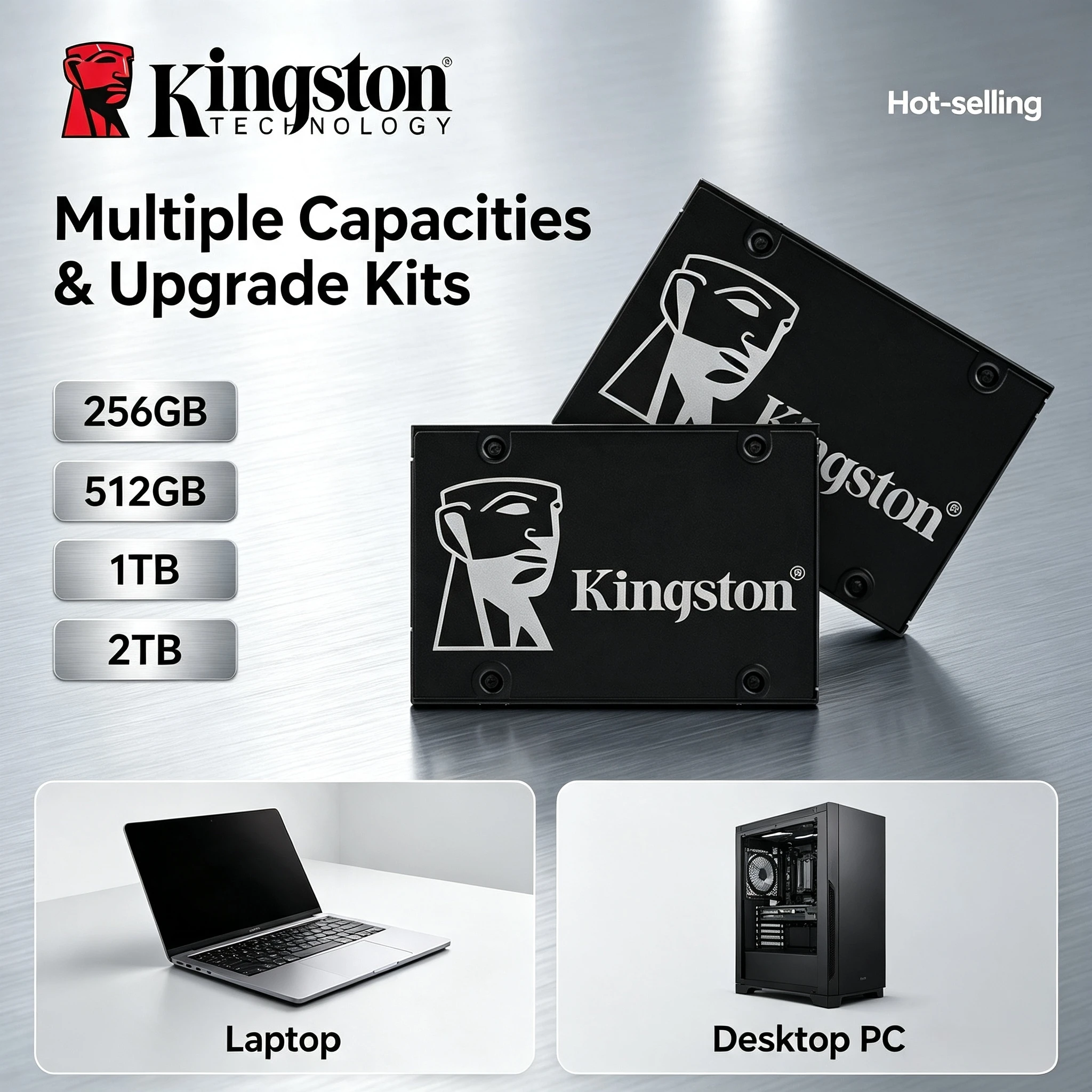 kingston-kc600-256gb-512gb-1tb-2tb-新品-25インチ-sata3-内蔵ssd-ソリッドステートドライブ-hdd-pc-デスクトップ-ノートパソコン-pro用交換品