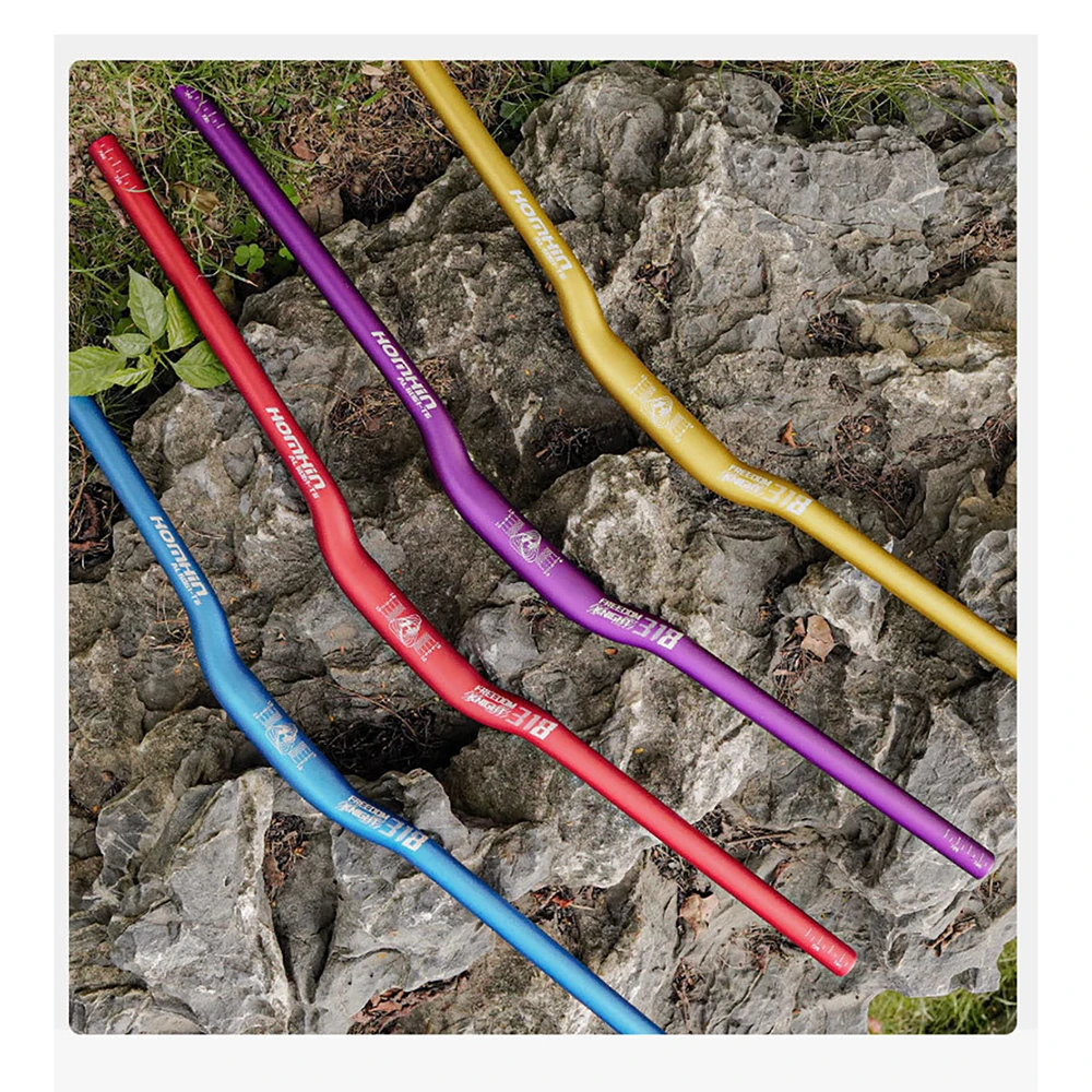 HOMHIN دراجة هوائية جبلية المقاود الألومنيوم ابتلاع المقود صنبور المقاود 720/780 مللي متر دراجة اكسسوارات