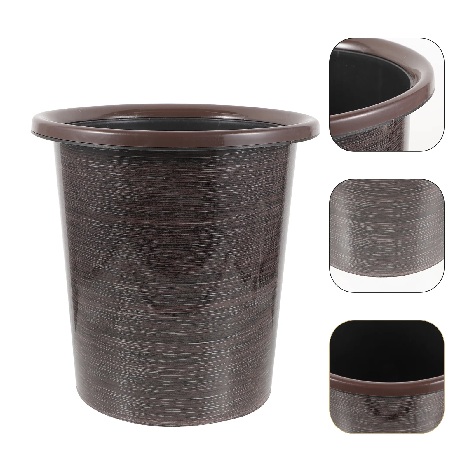 

1 шт. пластиковый мусорный бак 12 л компактный нескользящий нижний бытовой мусорный бак для домашнего офиса отеля кофейня отходы