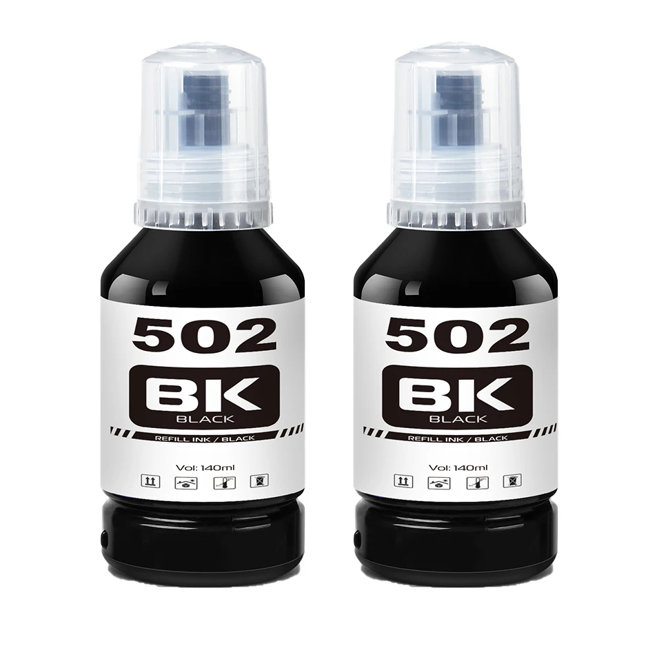 502 Dye Refill ink Premium quality Dye Ink for All Deskjet Printers for For Epson ET3750 ET2750 ET3710 ST3000 ST4000 printer