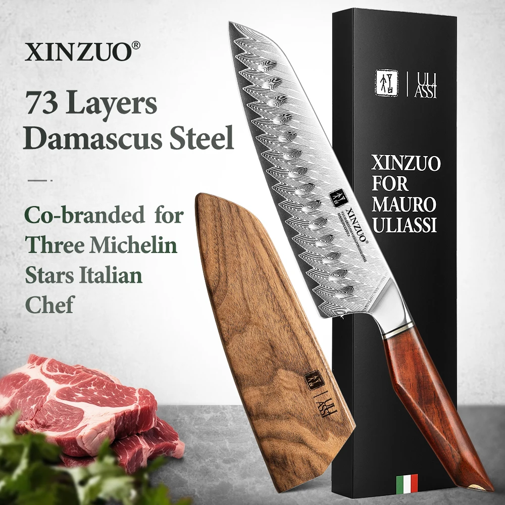 XINZUO Ulassi Michelin 3-Star Chef's Collaboration Hand-Forged 7.3