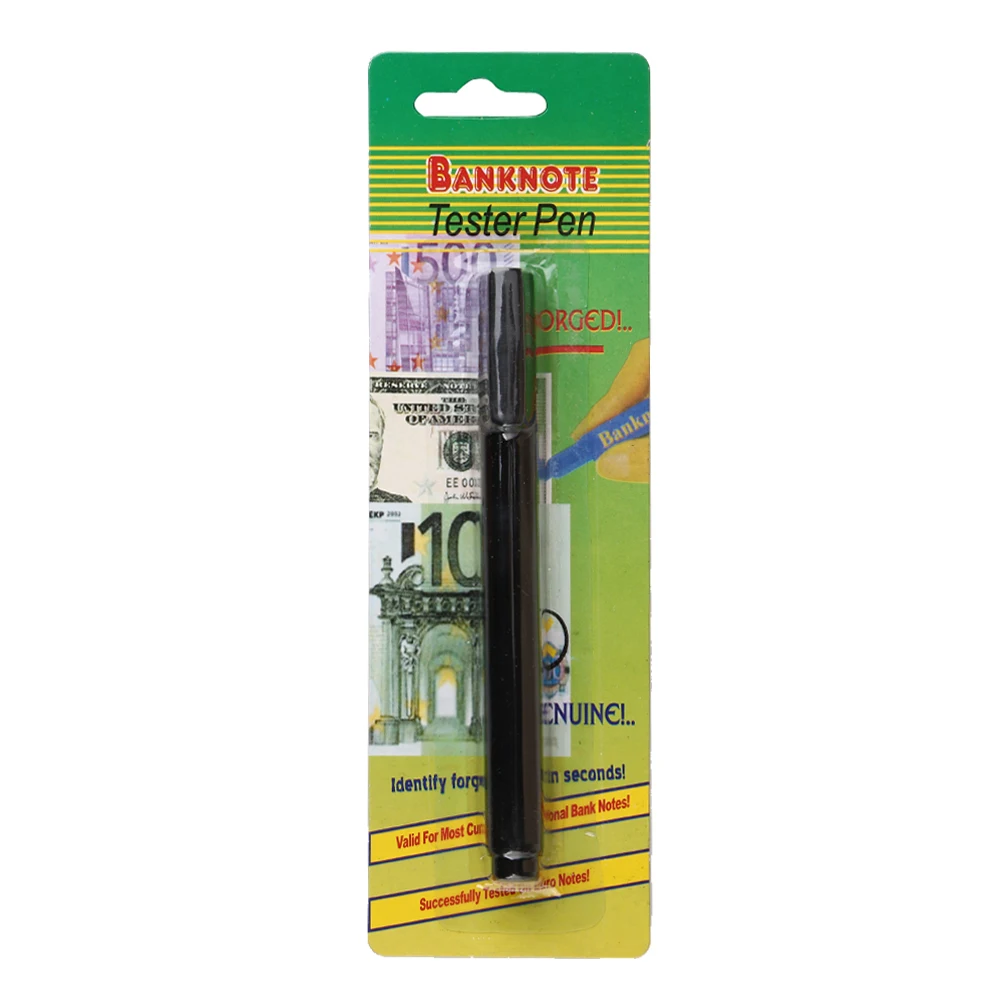 Contatore di denaro contraffatto penna rilevatore di banconote finte Tester di banconote banconote per banconote in dollari usa Euro Pound Yen Won