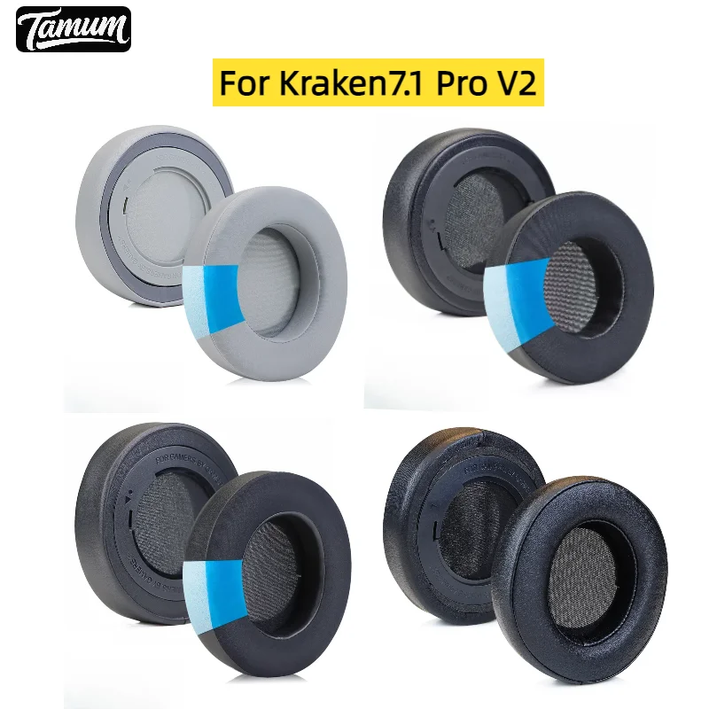 

Replacement Mesh / Ice gel / Leather Ear pads Fits for Razer Kraken Pro 7.1 V2 Gaming Headphones