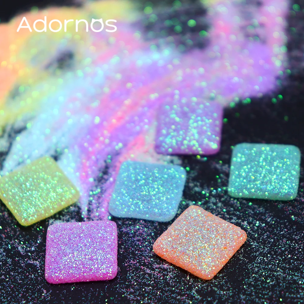6 Pcs Shiny Sugar Powder Epoxy Resin Pigment Iridescent Colored Amazing Sand Resin Seuqins Glitter Summer DIY Mold Crafts Filler