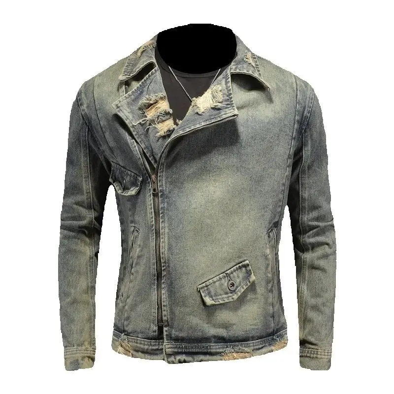 

2025 new arrival fashion casual slim dniem jackets,cotton coat men Y711