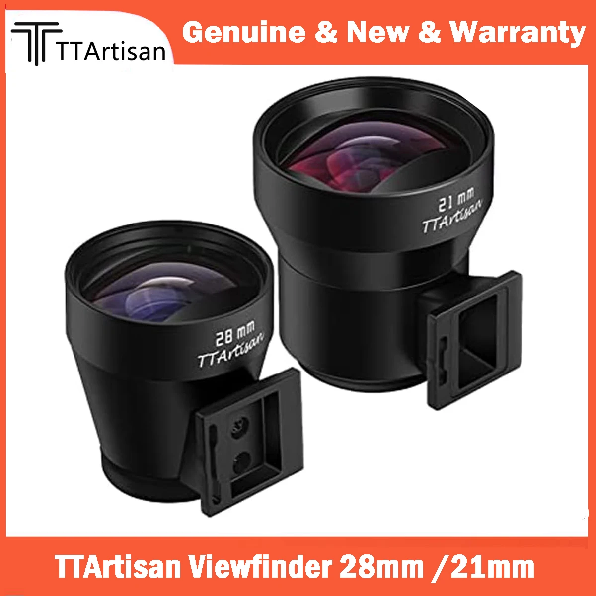 

TTArtisan Viewfinder 28mm 21mm Camera View Finder Cold Shoe Mount Multi-Optical Coating for Leica M M3 M5 M6 M10 M240 Ricoh GR