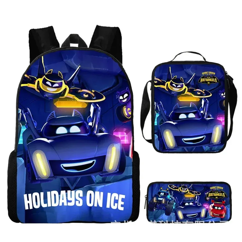 

Школьный рюкзак с колесами CyBat, сумка для обеда, набор пеналов, подарок для детей, студентов