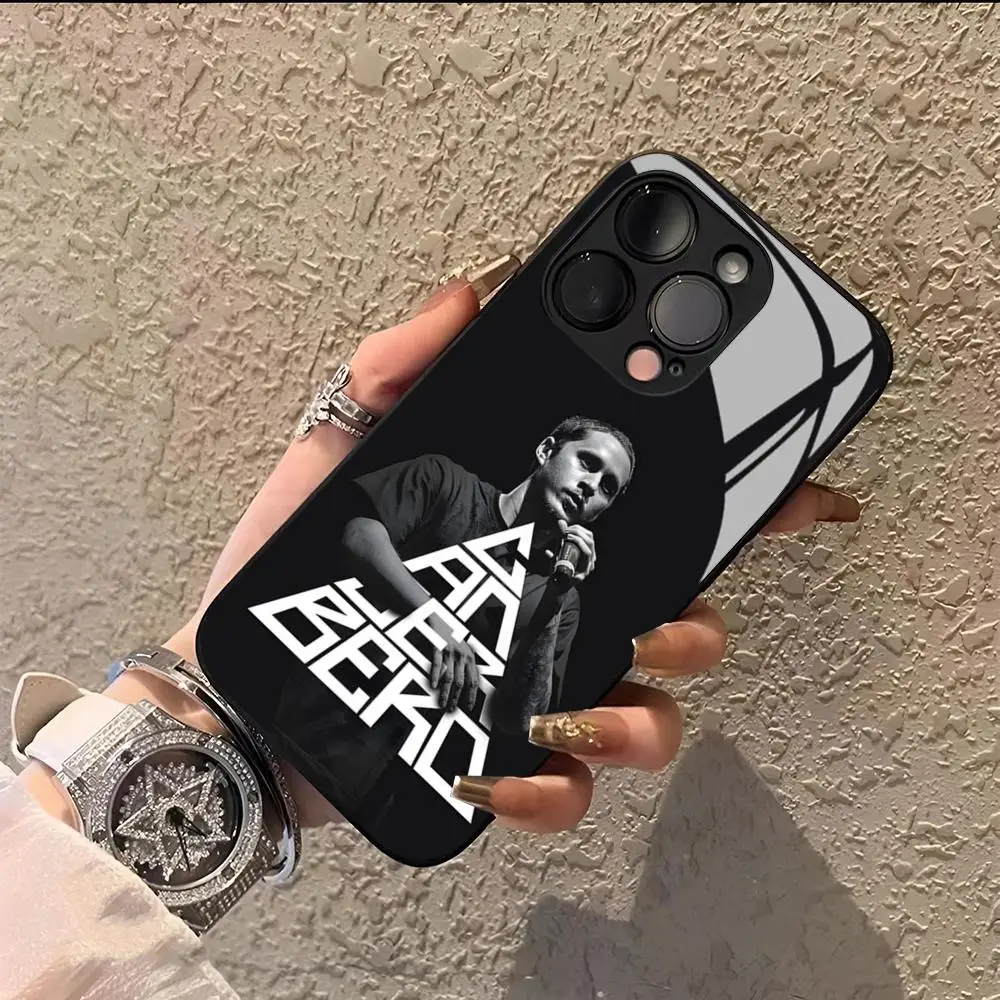 Funda R-residente Canserbero para iPhone 17 16 15 14 13 12 Pro Max Xr Air Plus, Carcasa Rígida Negra y Plateada