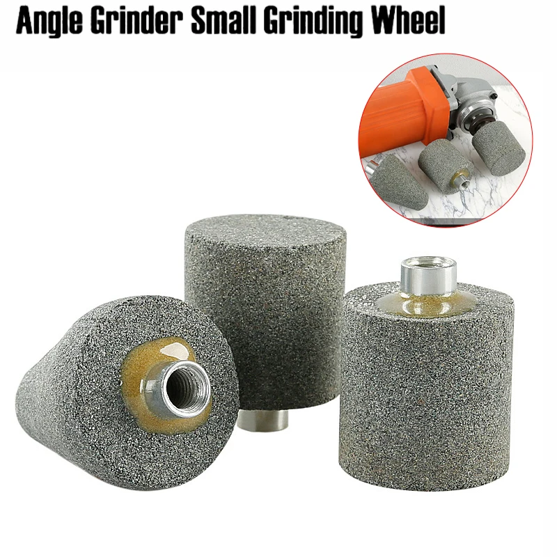 Angle Grinder Grinding Wheel M10 Thread Granite Cobble Stone Carving Processing Polishing Bullet-shaped Column Grinding Head