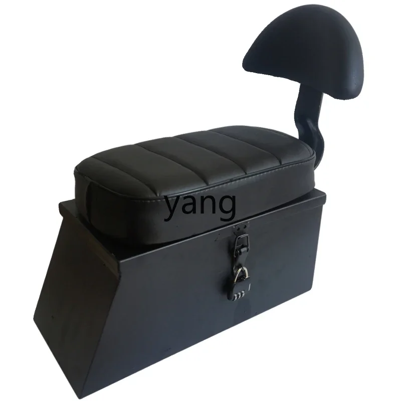 

yjq driving motorcycle trunk folding electric vehicle rear seat box heightening seat cushion transformation